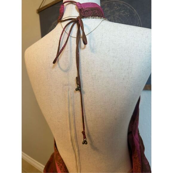 NWT Intimately Free People 1 Thing Halter Open Back Satin Bodysuit Size Large - Picture 8 of 13